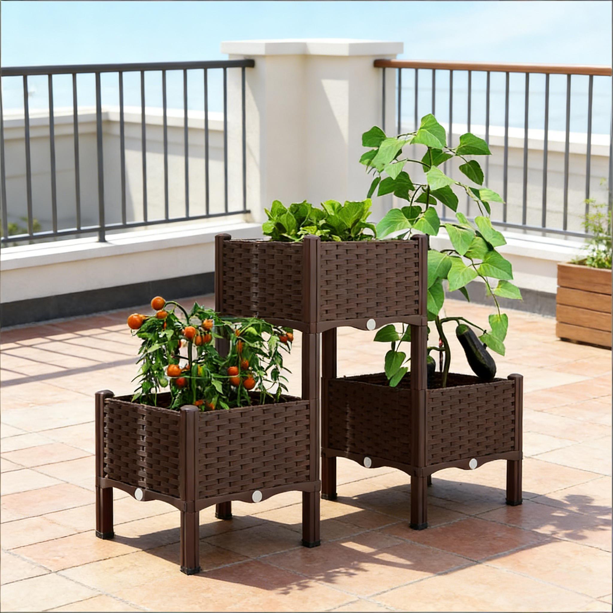 Elevated Planter Boxes,Raised  - Raised Garden Bed 评论和价格