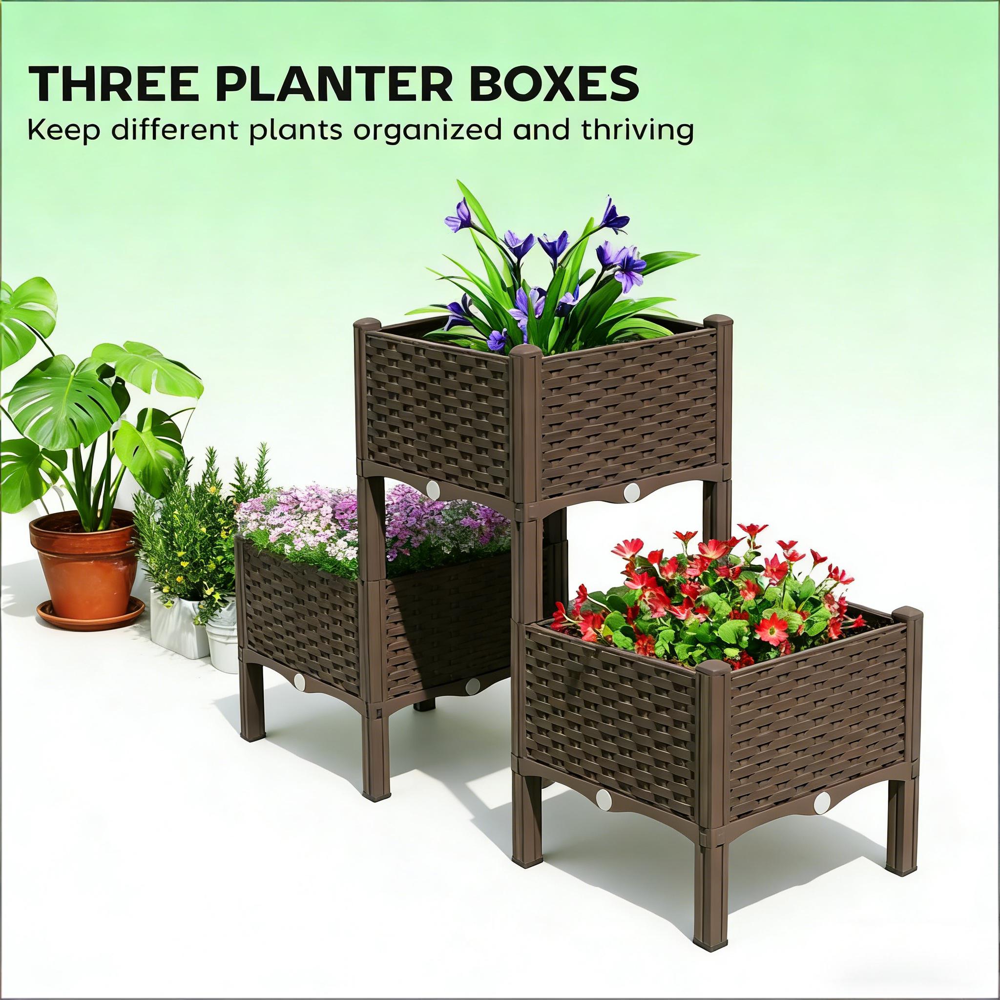 Elevated Planter Boxes,Raised  - Raised Garden Bed 评论和价格