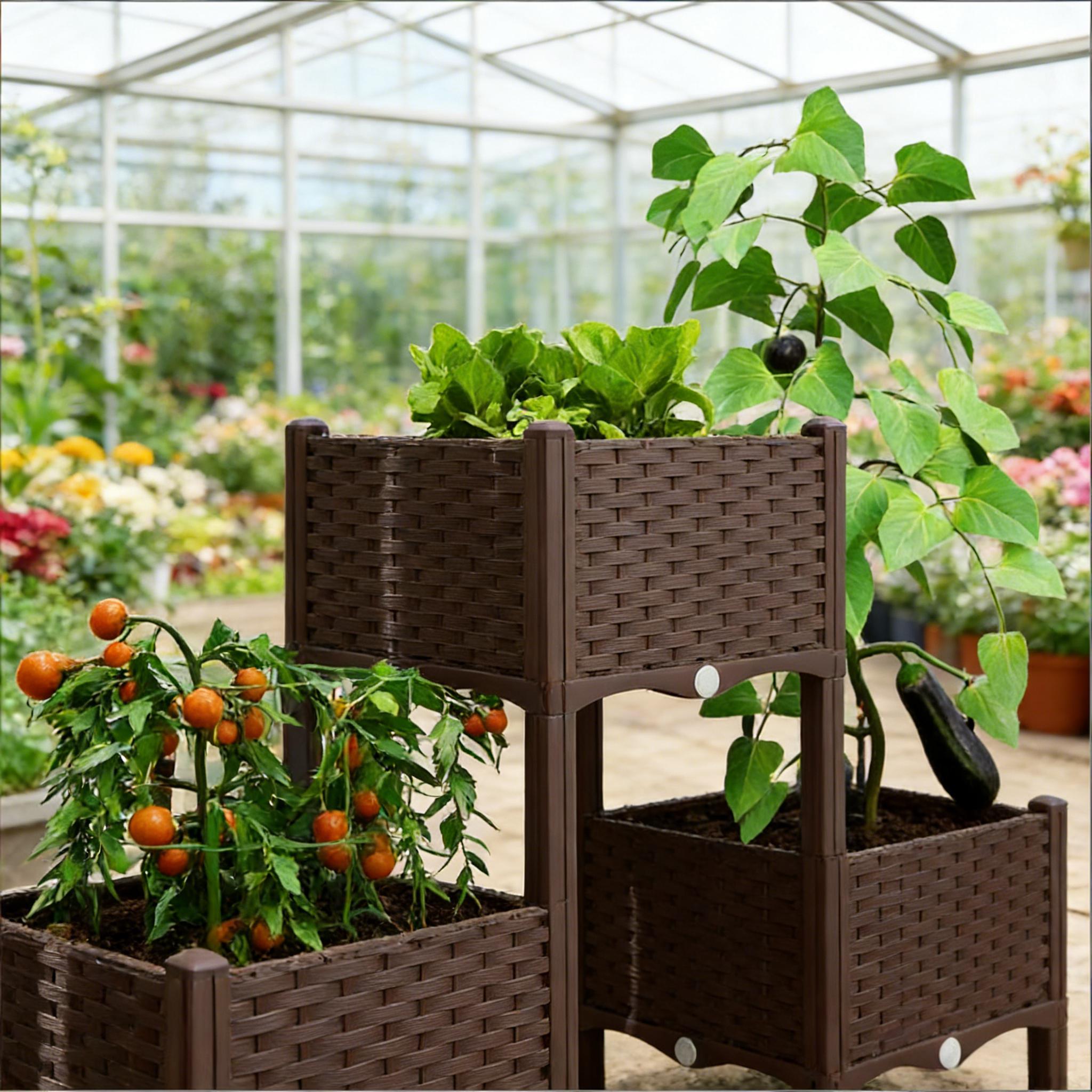 Elevated Planter Boxes,Raised  - Raised Garden Bed 评论和价格