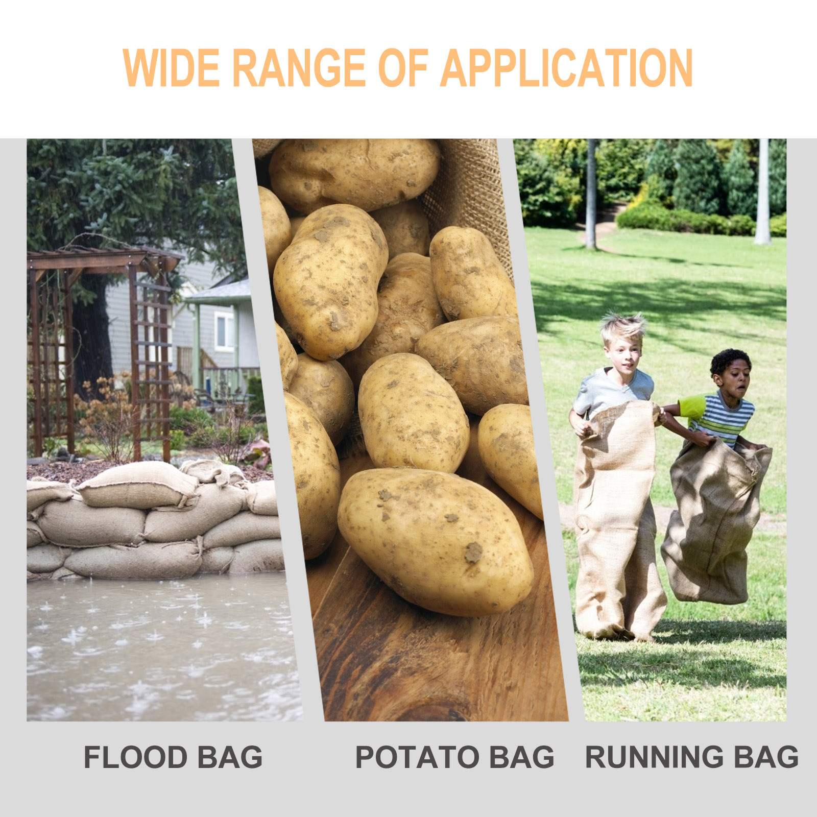 1pc Large Burlap Bag Multi-Fun - Grow Bag 评论和价格