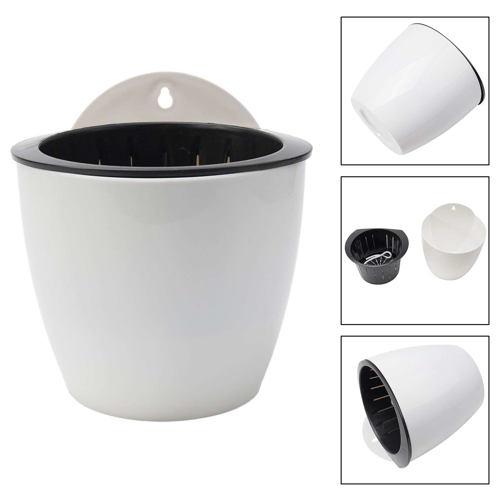 1X Wall-Mounted Flower Pot Aut - Vertical Planter 评论和价格
