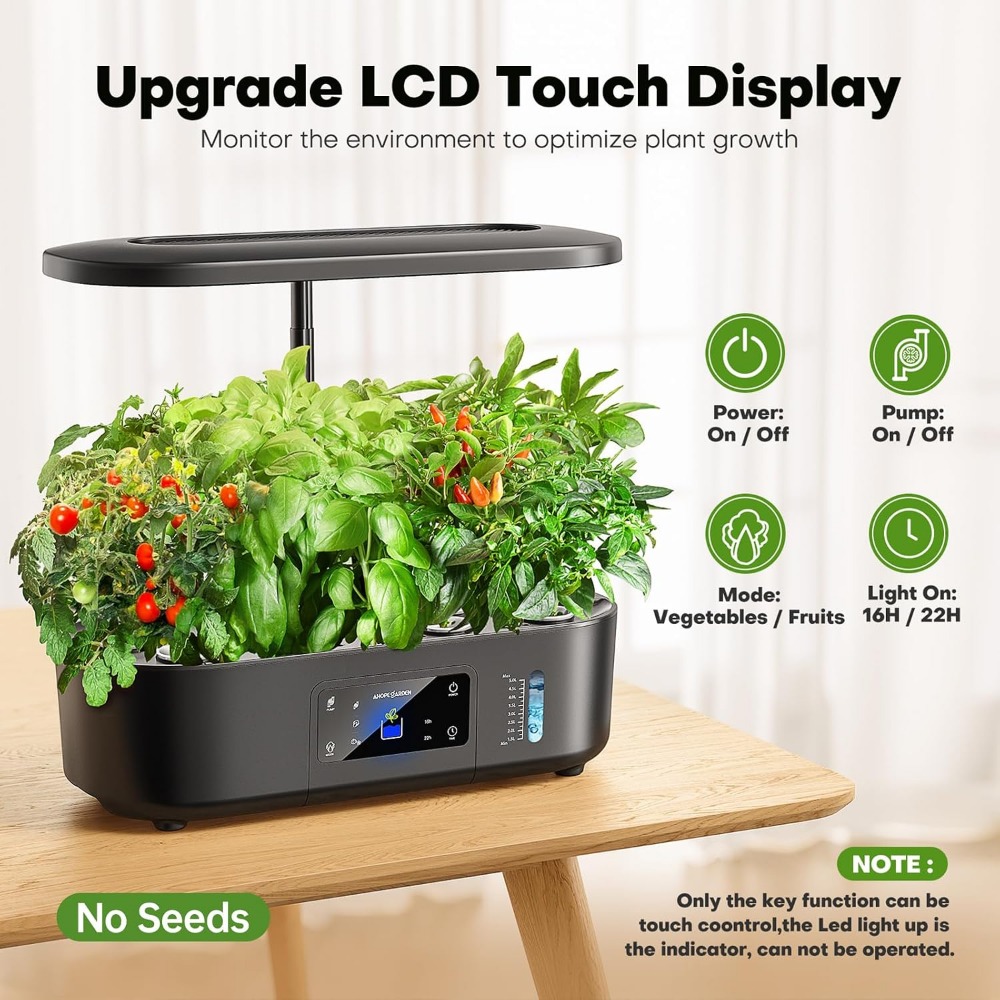 12-Pod Indoor Hydroponic Garde - Indoor Herb Garden 评论和价格