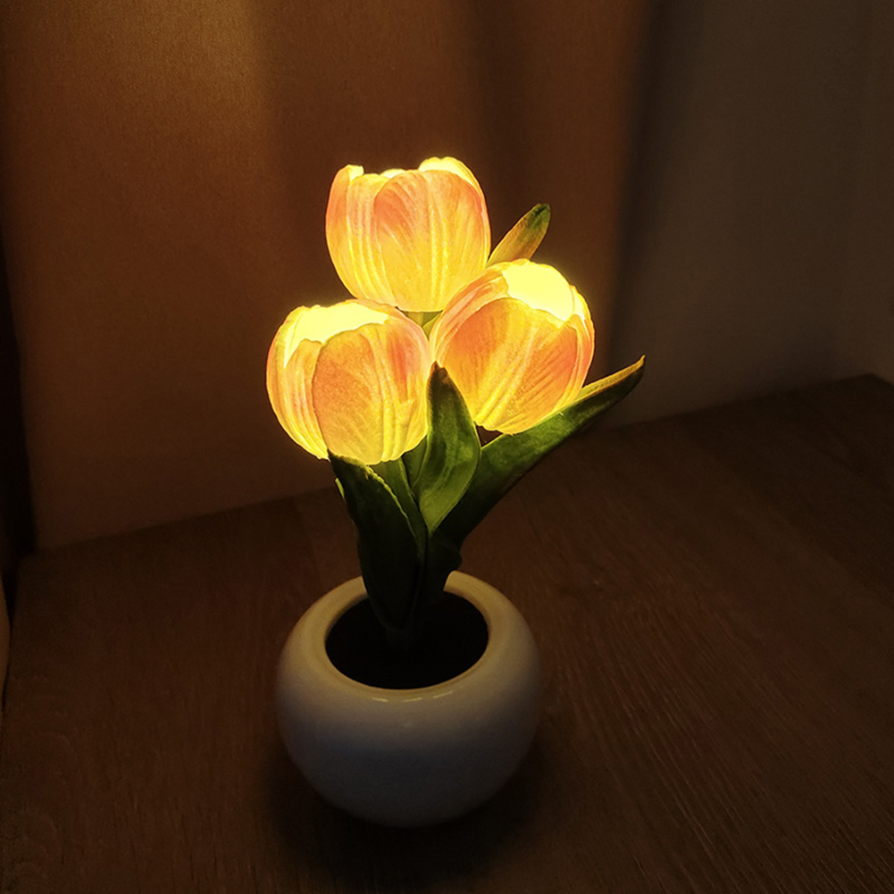 9x22cm Potted Plant Table Lamp - Plant Pot 评论和价格