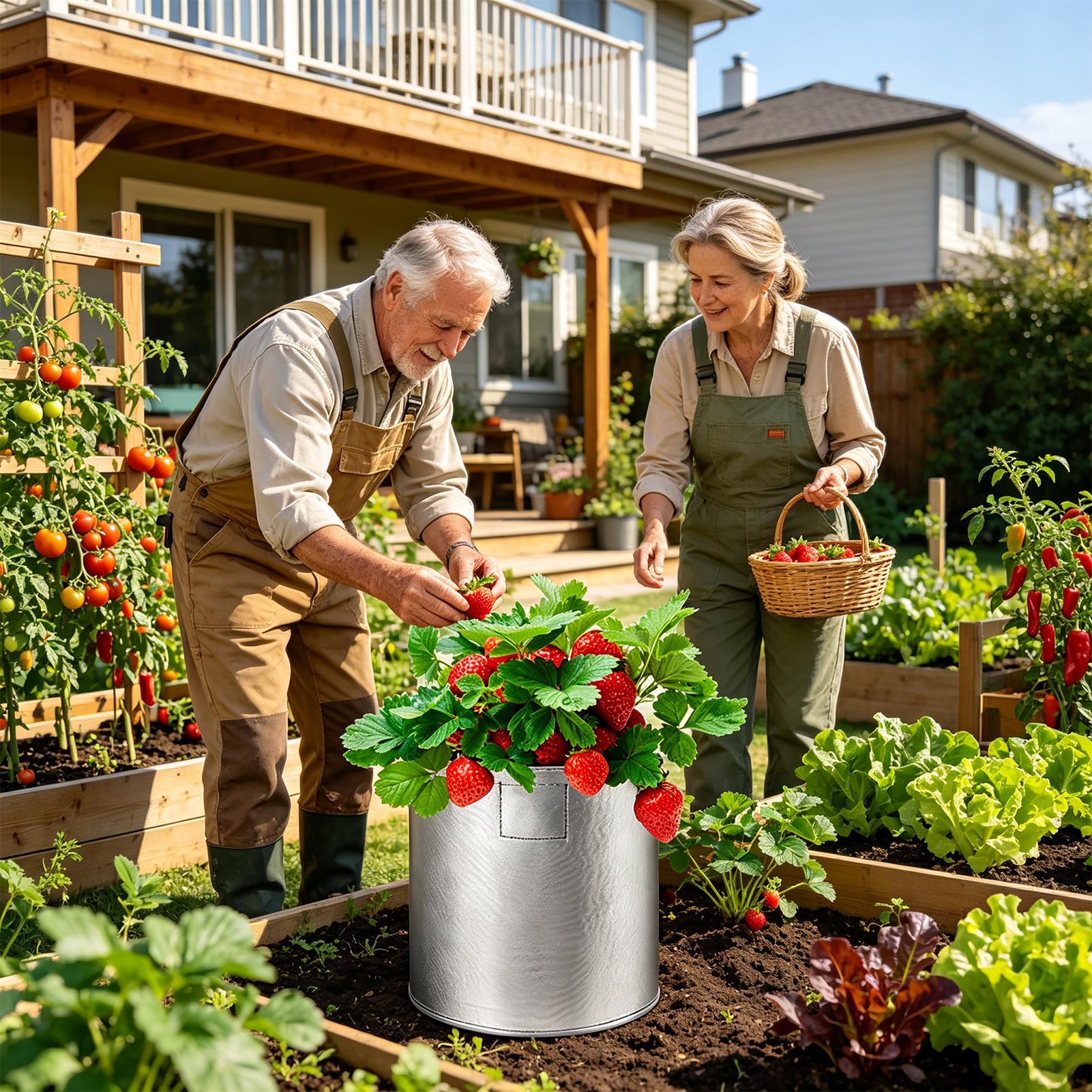 Plant Grow Bags Strawberry Tra - Grow Bag 评论和价格