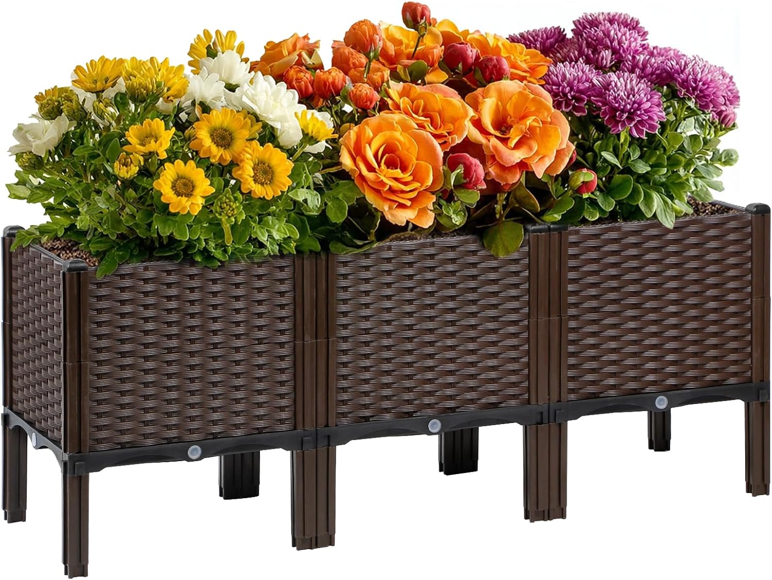 Outdoor Gardening Rattan Plant - Self Watering Planter 评论和价格