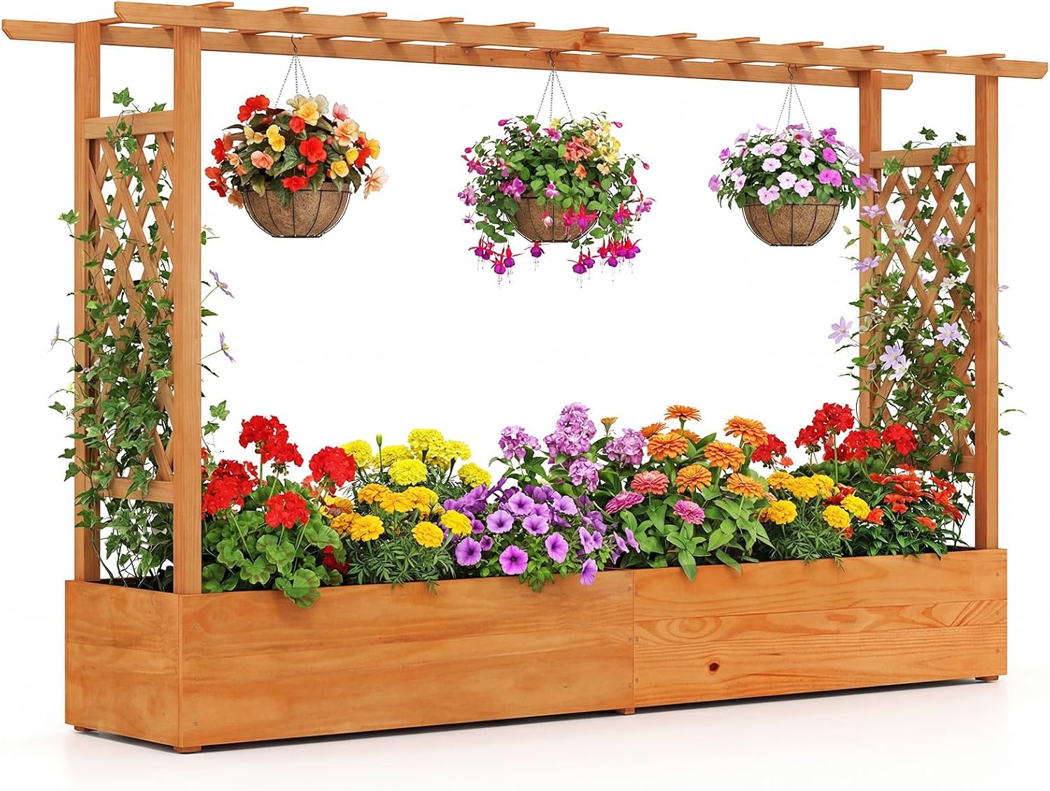 Outdoor Patio Raised Garden Be - Raised Garden Bed 评论和价格